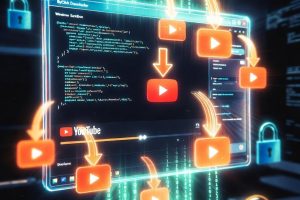Windows Sandbox met ByClick Downloader voor gratis YouTube downloads.